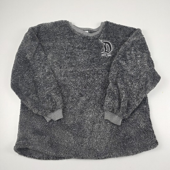Disney Parks Sweaters - Disney Parks Spirit Jersey Sweater Womens XL Gray Sherpa Pullover Disneyland